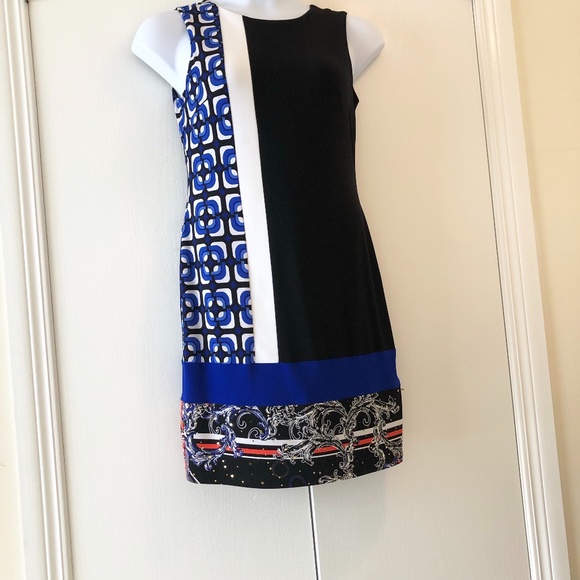 Joseph Ribkoff Blocked Dress Size: 8 CAD/US - Picture 5 of 11